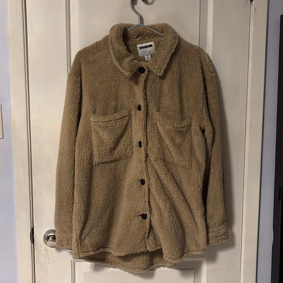 BNWOT Noisy May Teddy Bear Shacket - Picture 3 of 4